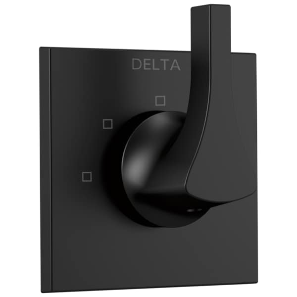 Zura 3-Setting Diverter Trim Matte Black